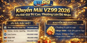 Khuyến Mãi VZ99 2026 – Ưu Đãi Giá Trị Cao, Thưởng Lớn Dễ Nhận